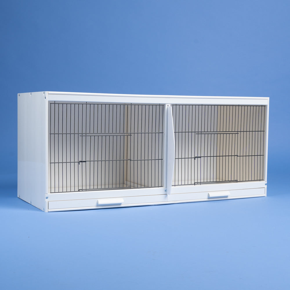 Blocks of Plastic Double Budgie Breeding Cages