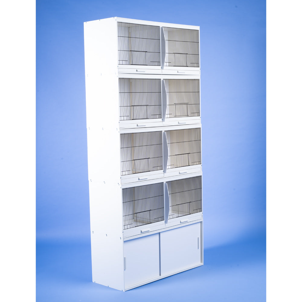 UPVC Plastic Cabinet for 37" Double Breeding Cages