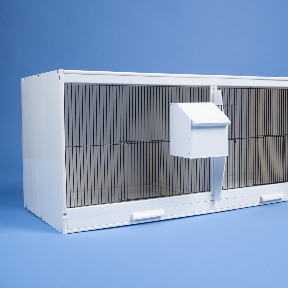 Blocks of Plastic Double Finch Breeding Cages