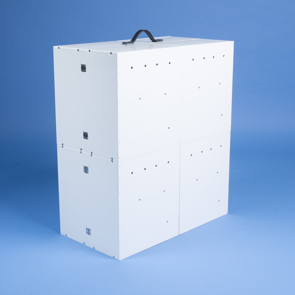 Plastic Octuple Carrier Show Cage for Small/Medium Birds - 3 Pack