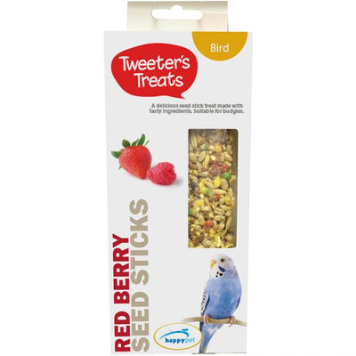 Tweeter's Treats Seed Sticks for Budgies - Red Berry