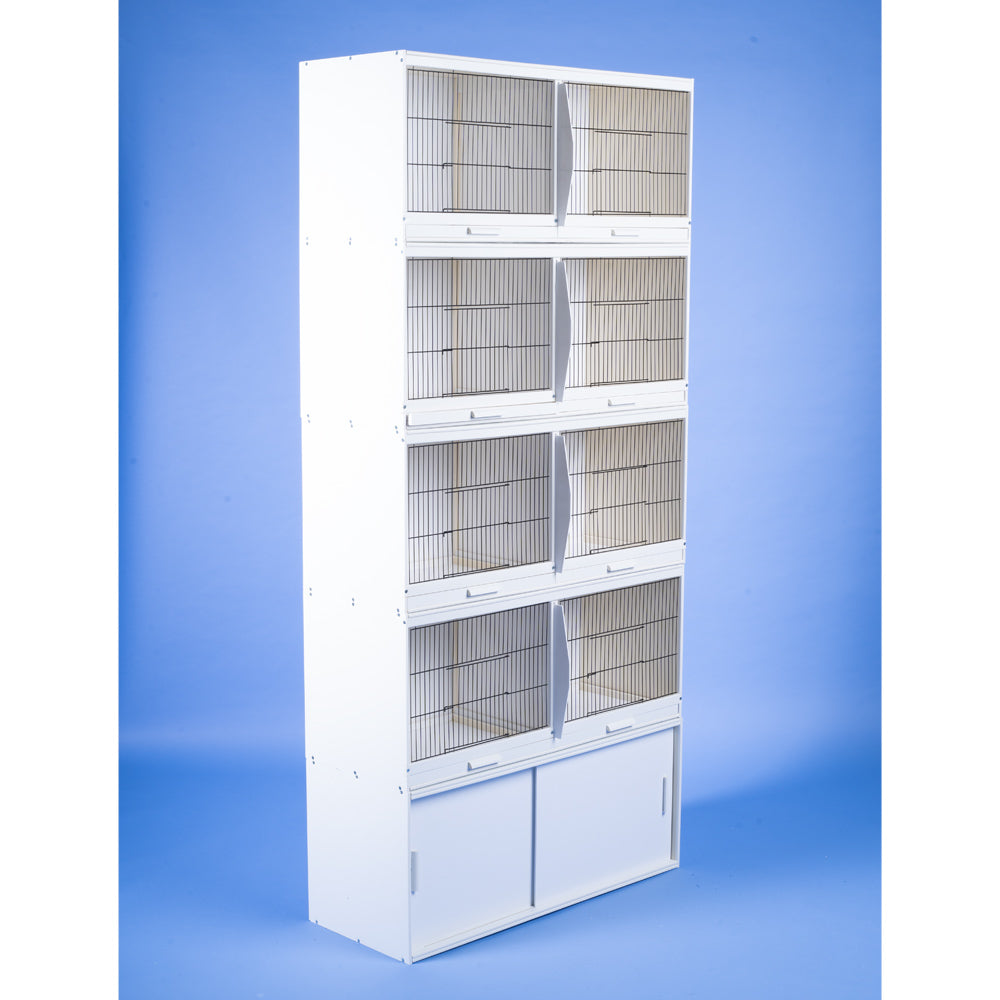 UPVC Plastic Cabinet for 37" Double Breeding Cages