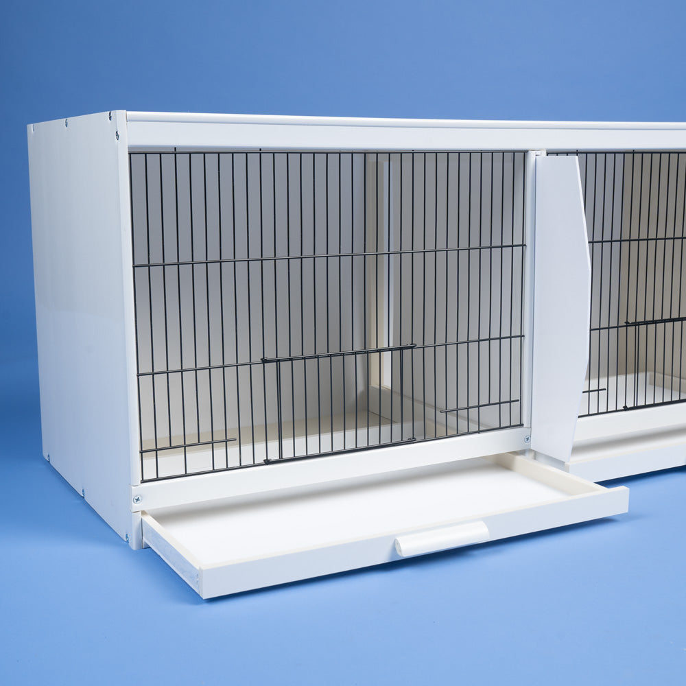 Blocks of Plastic Double Canary Breeding Cages