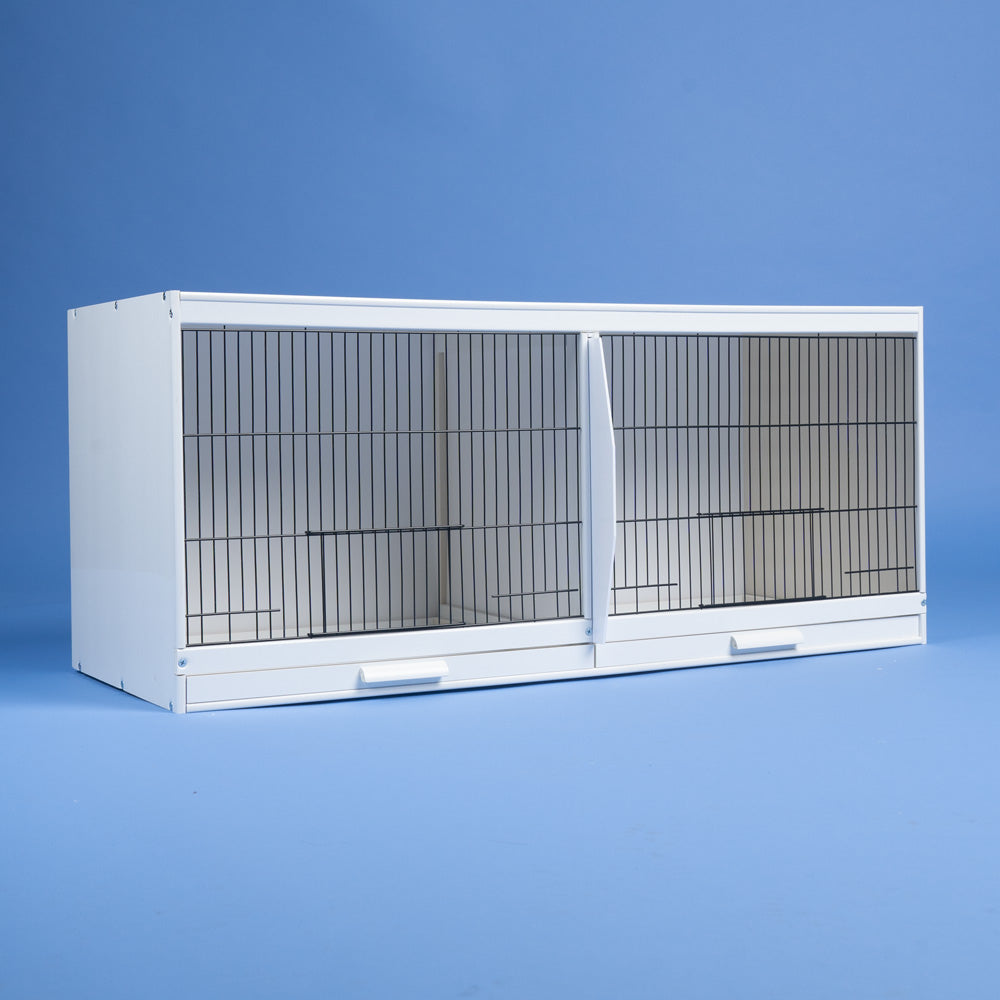 Blocks of Plastic Double Canary Breeding Cages