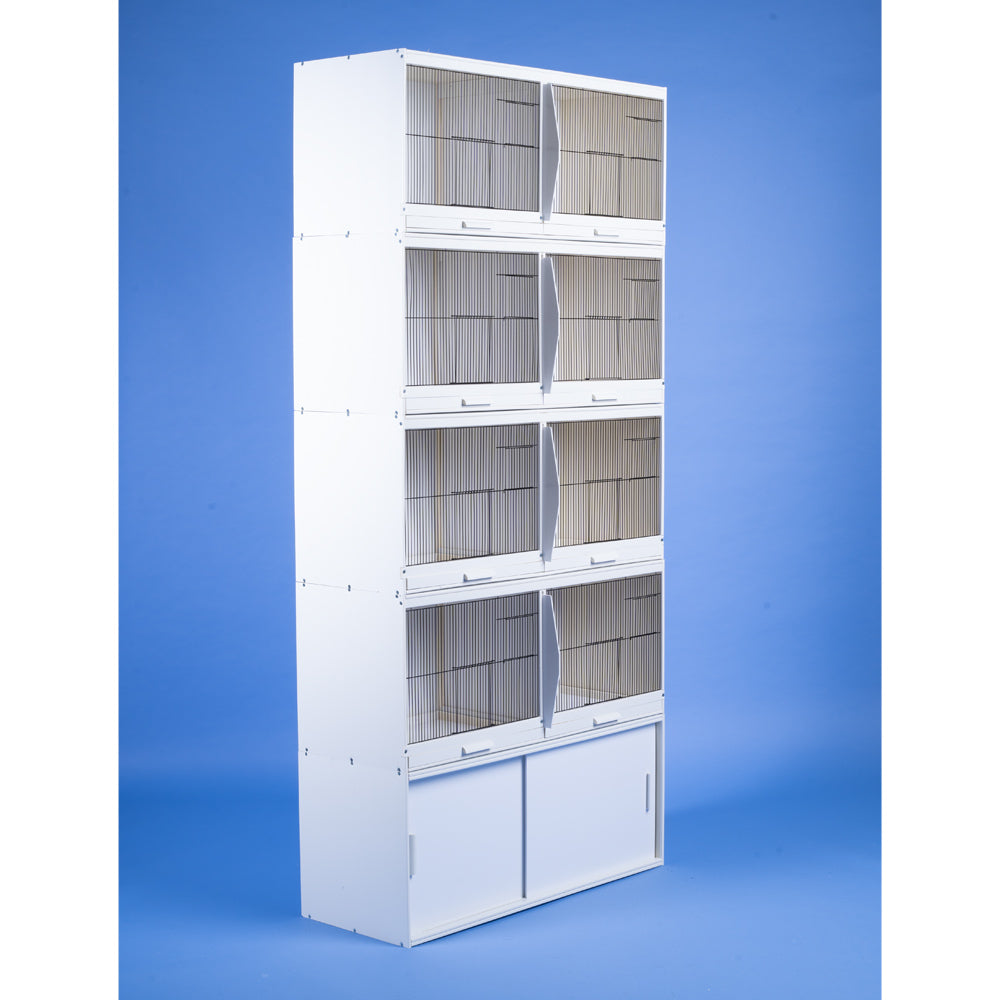 UPVC Plastic Cabinet for 37" Double Breeding Cages