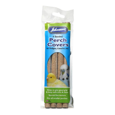 Johnson's 4 Sanded Bird Perch Covers - Small